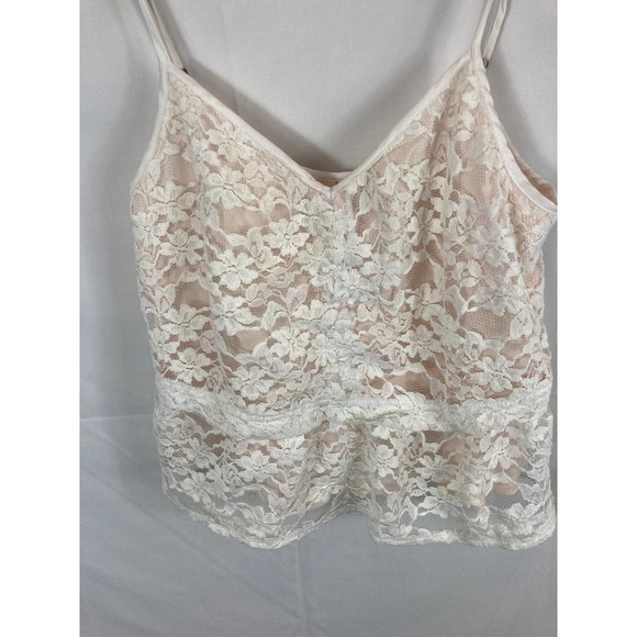 Abercombie & Fitch Lace V Neck Top Size Small - Picture 2 of 6